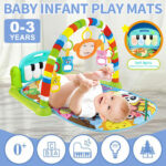 Baby Play Mat with Music and Lights, Play Piano Gym, Early Development Activity Baby Play Mat Toy Gift Kids Musical Piano Gym Mat With Music & Lights Kids NEW Toys Non-toxic Kick n Play Piano Baby Piano Fitness Play Mat Toy Babi Palestra Play Mat Gym - Image 5