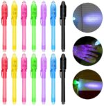 Artisian-Invisible Ink Pen Creative Magic LED Highlighter  In 1 UV Black Light Secret Invisible Writing Pen Uv Torch Illuminate Magic Pen - Image 4
