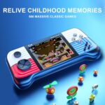 G9 Mini Handheld Game Player 3.5 Inch Screen Portable Game Console With 666 Free Games For 8 Bit Retro Game Support Two Players Play Console, Handheld Console, Portable Game Console with 666 Classic Games, 3.0 Inch LCD Screen for Teens - Image 2