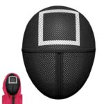 The Squid Game Cosplay Mask Squid TV Show Halloween Costume Mask Square Triangle Circle Front Man (Front Man)Halloween Game Mask, Carnival Mask, Game Mask, Black Mask, Halloween Cosplay, Gadget, Man Mask, Circle, Triangle and Square, One Size Fits All for - Image 6