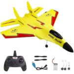 Rc Flying Plane, Model HW-33 Fighter Jet, Material EPP Foam, Colour Red, Blue and Yellow, For Kids, Remote Control Airplane 2.4Ghz Glider Rc Plane,2 Ch Remote Control Fighter Jet Easy to Fly,Epp Foam Rc Aircraft with Automatic Balance Gyro for Kids/Adults