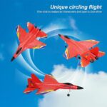 Rc Flying Plane, Model HW-33 Fighter Jet, Material EPP Foam, Colour Red, Blue and Yellow, For Kids, Remote Control Airplane 2.4Ghz Glider Rc Plane,2 Ch Remote Control Fighter Jet Easy to Fly,Epp Foam Rc Aircraft with Automatic Balance Gyro for Kids/Adults - Image 8
