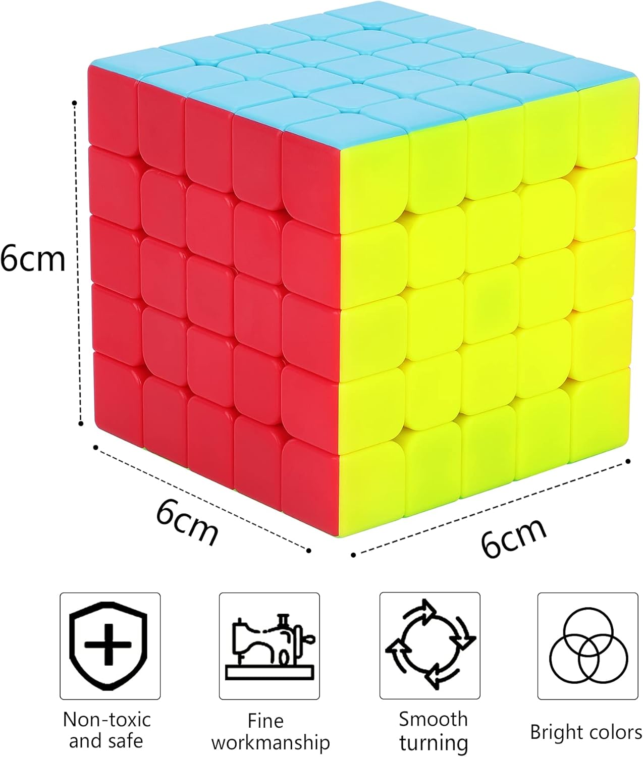 WhatsApp Image 2025-08-29 at 3.01.26 AM Professional Magic Cube-5x5 Speed Cube Smooth Puzzle Cube Toys Cube Game Learning & Educational for Kids & Adults - Image 1