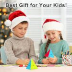 Pyramid Cube 3x3 Sticker less - Triangle Rubiks Cube Cubelelo QiYi Coin Tetrahedron Stickerless Speed ​​Cube Magic Cube Puzzle Toy Magic Puzzle Cubes, Pyramid Magic Cube Puzzle Magic Cube for Faster and More Precise with Vibrant Colours - Image 3