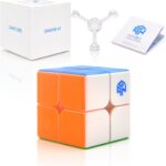 2x2 Speed Cube for Kids and Adults,2x2x2 Magic Cube Puzzle Toy, Speed Cube Stickerless 2X2 Jelly Magic Cube Puzzle Toy Colorful (Transparent),  2x2 Magnetic Pro Speed Puzzle stickerless Cube QY MS 2x2x2 M Mofangge Speed Cube