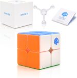 2x2 Speed Cube for Kids and Adults,2x2x2 Magic Cube Puzzle Toy, Speed Cube Stickerless 2X2 Jelly Magic Cube Puzzle Toy Colorful (Transparent),  2x2 Magnetic Pro Speed Puzzle stickerless Cube QY MS 2x2x2 M Mofangge Speed Cube