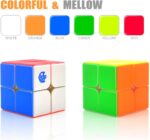 2x2 Speed Cube for Kids and Adults,2x2x2 Magic Cube Puzzle Toy, Speed Cube Stickerless 2X2 Jelly Magic Cube Puzzle Toy Colorful (Transparent),  2x2 Magnetic Pro Speed Puzzle stickerless Cube QY MS 2x2x2 M Mofangge Speed Cube - Image 3