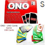 ONO Family Card Game / 108 ONO Game Cards For Kids and Toddlers ONO Family Card Game / 108 ONO Game Cards