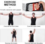 Body Building CHEST EXPANDER Professional Strength Chest Pull 5 SPRING Fitness, 5 Spring Chest Pull Expander Designed for developing your chest and shoulder muscles - Image 5