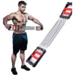 Body Building CHEST EXPANDER Professional Strength Chest Pull 5 SPRING Fitness, 5 Spring Chest Pull Expander Designed for developing your chest and shoulder muscles