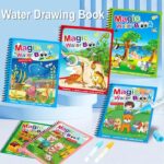 Water Colouring Book Water Colouring Book Water Magic Book Water Colouring Books Water Magic Colouring Water Pictures Children Painting and Colouring Book Water Pen Travel Activities- - Image 4