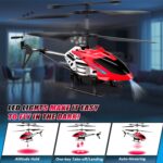 RC Helicopters - Remote Control Helicopter Toys: One-Key Takeoff/Landing, Auto Altitude Hold, LED Light & 3.5CH Gyro Stabilizer, Toys - Image 2
