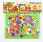 182 Pcs Set Alphabet ABC Words Pin Montessori Toys - Peg Board Puzzle, ABC Puzzle Board Educational Building Blocks - DIY Playing Toy Learning Spelling - Learning Toys for Kids 182 Pcs Set Alphabet ABC Words Pin Montessori Toys - Peg Board Puzzle - Image 4