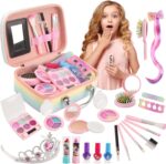 Little Princess Makeup Set Makeup Kit for Girls - Toddler Makeup Kit, Washable Toddler Makeup Set, Princess, Christmas Birthday Gift for 4, 5, 6, 7, 8, 9, 10 Year Old Girls - Image 6