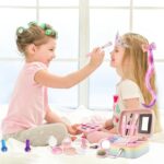 Little Princess Makeup Set Makeup Kit for Girls - Toddler Makeup Kit, Washable Toddler Makeup Set, Princess, Christmas Birthday Gift for 4, 5, 6, 7, 8, 9, 10 Year Old Girls - Image 4