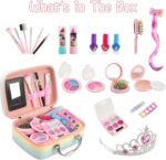 Little Princess Makeup Set Makeup Kit for Girls - Toddler Makeup Kit, Washable Toddler Makeup Set, Princess, Christmas Birthday Gift for 4, 5, 6, 7, 8, 9, 10 Year Old Girls - Image 5