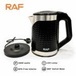 RAF Automatic Electric Kettle 2L R.7875 – Cool To Touch & Stainless Steel – 2000W