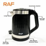 RAF Automatic Electric Kettle 2L R.7875 – Cool To Touch & Stainless Steel – 2000W - Image 4